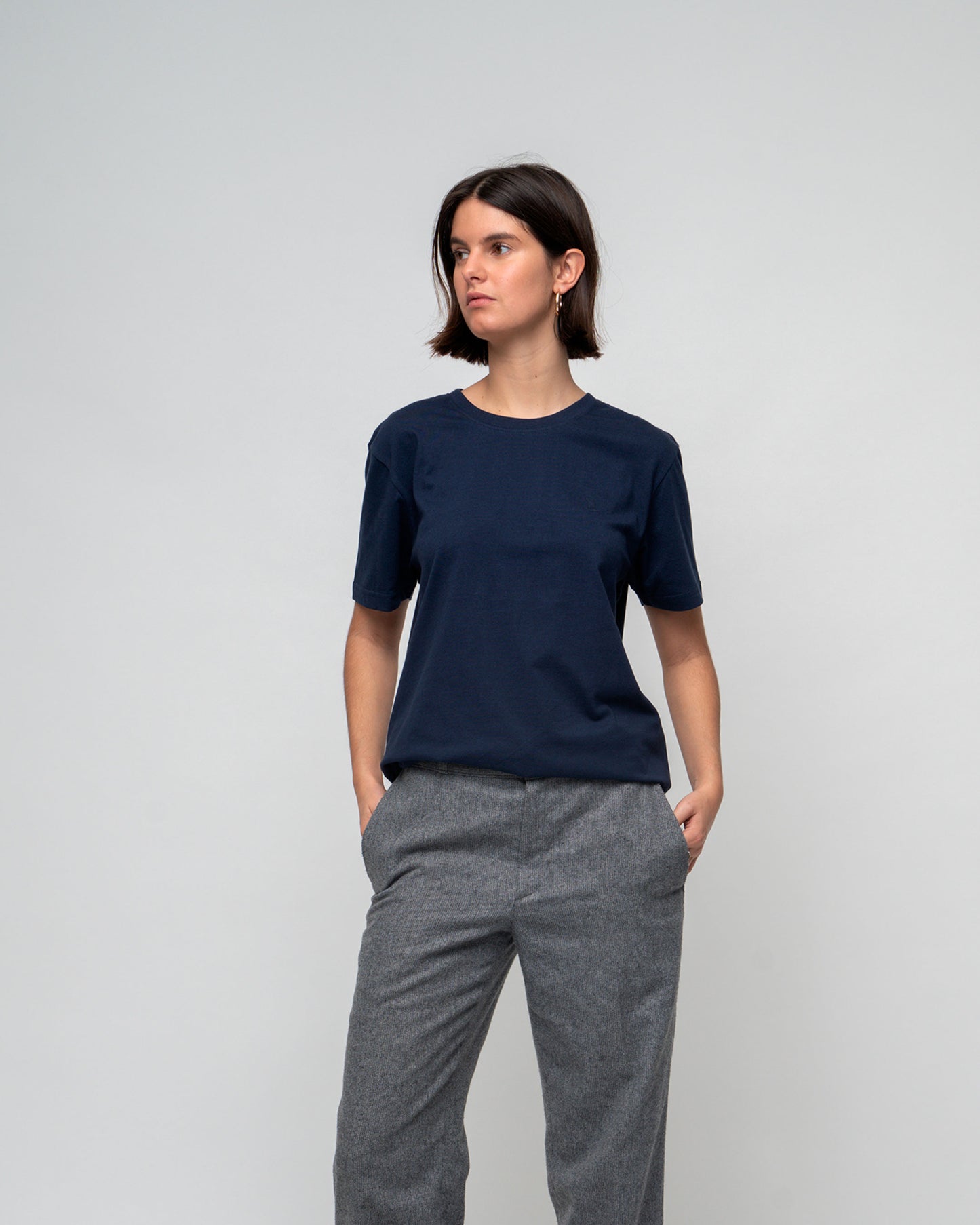 AIMÉ NAVY T-SHIRT