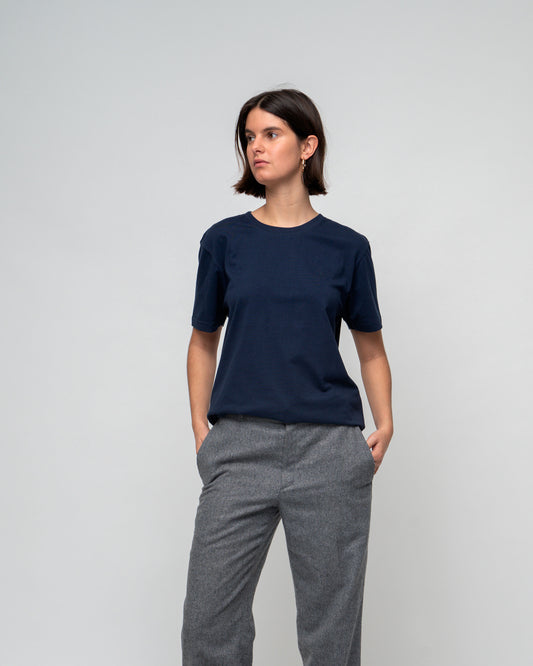 AIMÉ NAVY T-SHIRT